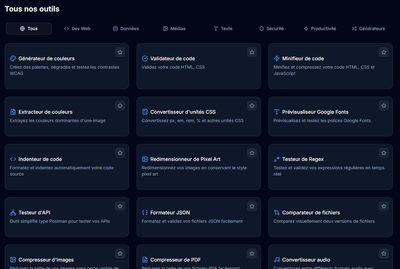 Toolly.fr Screenshot